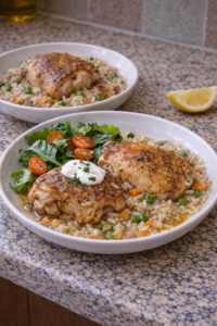 Easy Family dinner One-Pan Chicken and Rice 