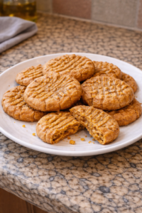 Flourless Peanut Butter Cookies