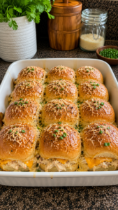 Easy Crack Chicken Sliders